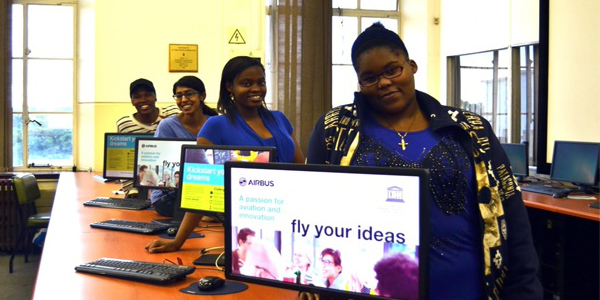 Wits’ Team Aero Squad - Makhosazana Moyo, Seshni Govender, Thabiso Leballo and Buhle Dlodlo – have reached the top 50 in the global Airbus Fly Your Ideas competition.